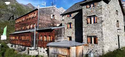 Die Essener-Rostocker-Hütte im Nationalpark Hohe Tauern