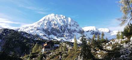 Herbstliche Stimmung auf der Laufener Hütte