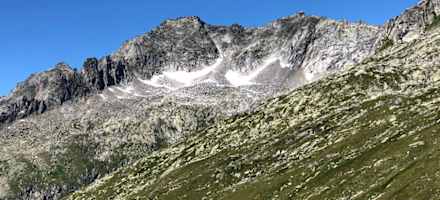 Bergwelt im Bereich der Birnlücke in den Zillertaler Alpen