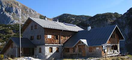 Gut erreichbar – die Laufener Hütte