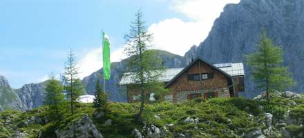 Die Hütte ist ein guter Stützpunkt für Wanderungen