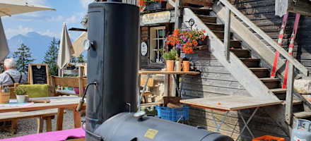 Für kulinarische Genüsse ist auf der Katrin Alm gesorgt.