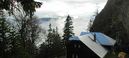 Kienthaler Hütte: Außenansicht Sommer