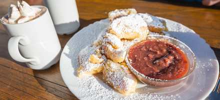 Süßspeise auf der Krefelder Hütte