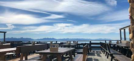 Terrasse der Kuhleitenhütte