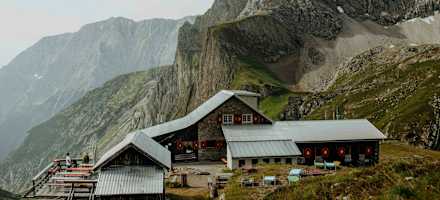 Das Württemberger Haus in den Lechtaler Alpen