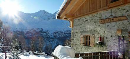 Die Lyfi Alm in Hintermartell