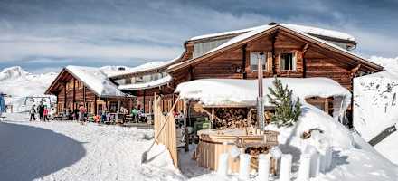 Die Berghütte Maseben im Langtauferer Tal
