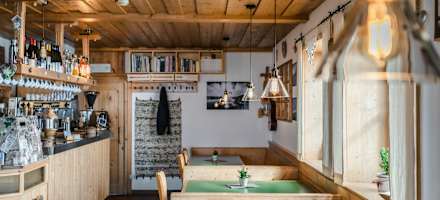 Gaststube der Kostnerhütte