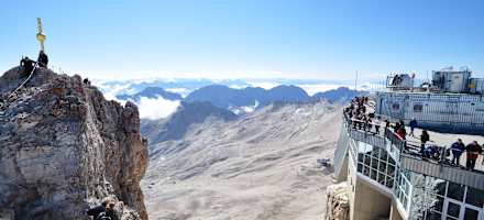Das Münchner Haus ist die höchstgelegene Hütte in den deutschen Alpen.