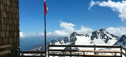 Sonnenterrasse der Müllerhütte