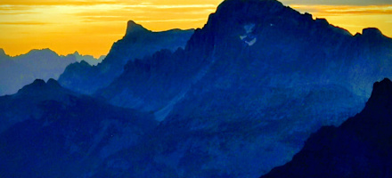 Panorama von der Mulazhütte