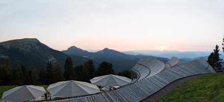 Sonnenuntergang am Berg
