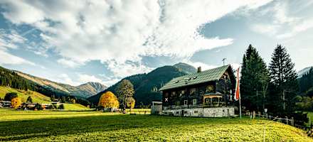 Die Oberlandhütte in den Kitzbüheler Alpen