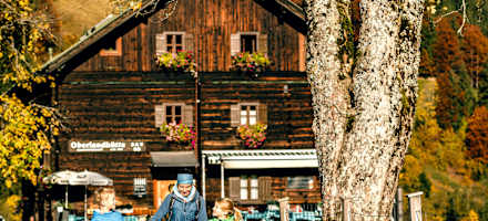 Die Oberlandhütte ist auch im Herbst einen Ausflug wert
