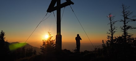 Der Gipfel des Obersberg