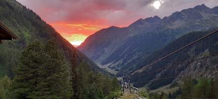 Preintalerhütte - Sonnenuntergang