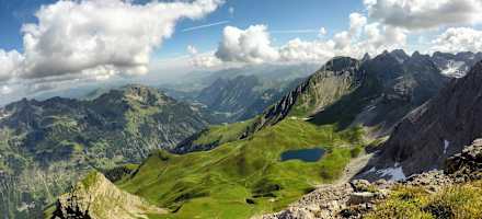 Rappenseehütte mit Hochrappenkopf