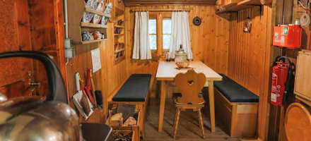 Innenleben der Hütte