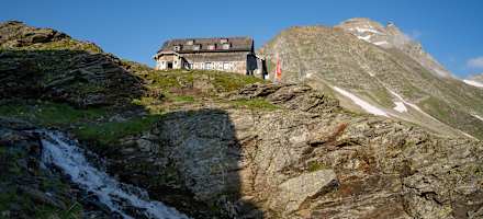 Schutzhaus Neubau mit Hohem Sonnblick