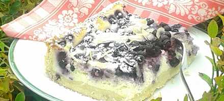 Schwarzbeerkuchen auf der Preintalerhütte