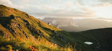 Die Sillianer Hütte aus der Ferne