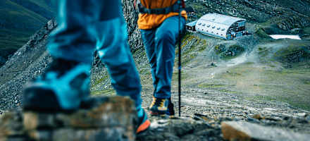 Abstieg vom Stüdlgrat zur Stüdlhütte