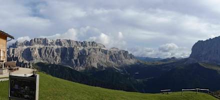 Das Panorama rund um die Steviahütte