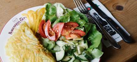 Speisen im Berggasthaus Tierwis