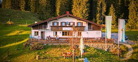 Winklmoosalm als beliebtes Ausflugsziel