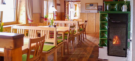 Stube der Winklmoosalm