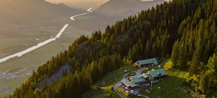 Ausblick von der Vorderkaiserfeldenhütte