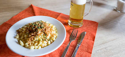 Allgäuer Kässpatzen auf dem Waltenberger Haus