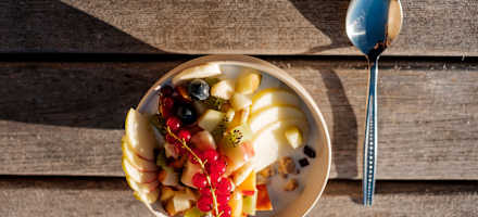 Nachtisch auf der Weilheimer Hütte