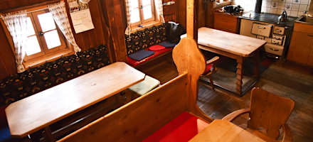 Innenraum der Winklmoosalm