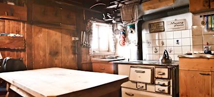 Die Stube der Winklmoosalm