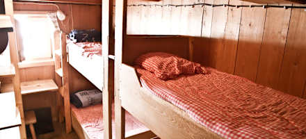 Schlaflager der Winklmoosalm