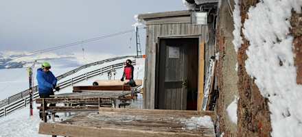 Der Schofstoll (Schafstall): Einkehrmöglichkeit im Winter