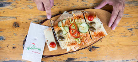 Käsebrot am Hochanger Schutzhaus