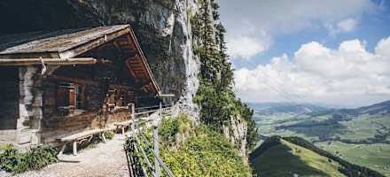 Zustieg zum Wildkirchli