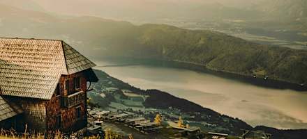 Die Alexanderalm über dem Millstätter See