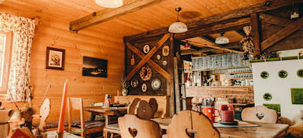 Die Stube der Alexanderalm