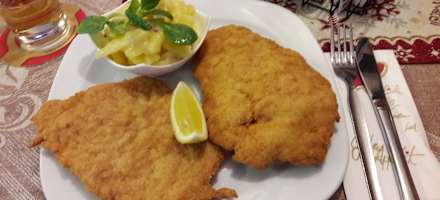 Wiener Schnitzel am Alois-Günther-Haus