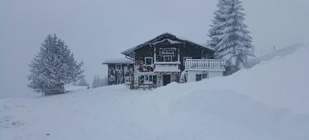 Alpengasthof Rellseck im Winter