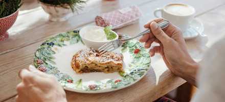 Apfelstrudel auf der Ütia Col Pradat