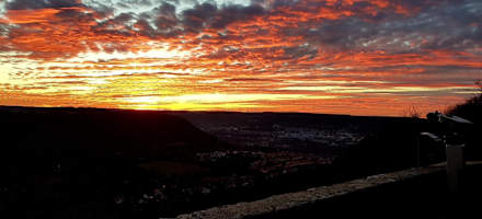 Blick von der Aueralm ins Tal