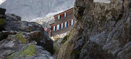 Der Weg zur Bächlitalhütte.