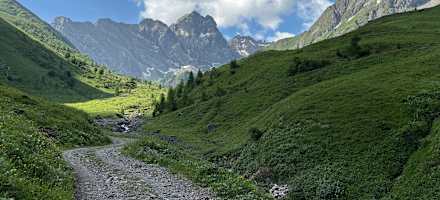 Wanderung zur Baumgartalm in den Lechtaler Alpen