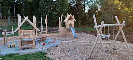 Der neue Spielplatz beim Berghaus Sonnenfels