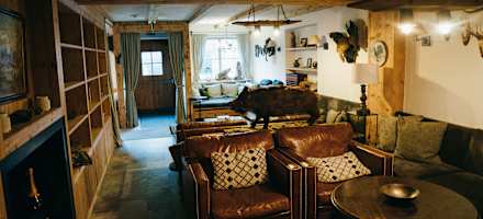 Stube im Berggasthaus Resterhöhe